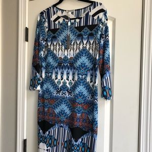 Blue tones dress